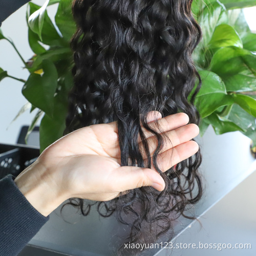 Mayqueen Hair Vendor 9a 10a Double Wefts Water Wave 100%Pure Real Virgin Hair Human Bundles mink Brazilian Human Hair Extensions